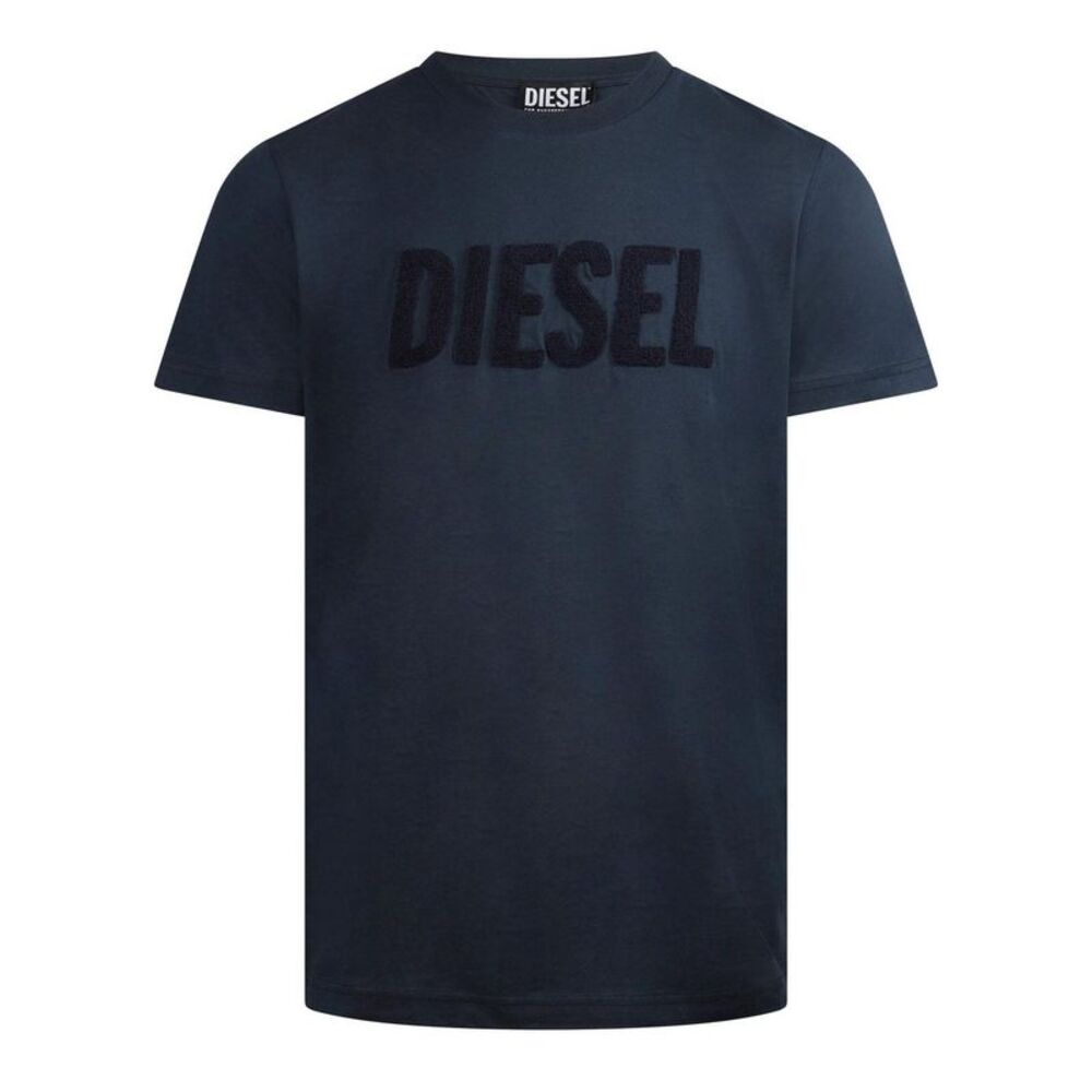 Diesel Mens T Diegor Big Logo T-Shirt / Total Eclipse